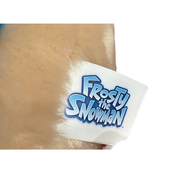 Christmas Bear Plush With Frosty The Snowman Sweater & Santa Hat 19” Stuffed Toy - Picture 7 of 8